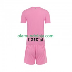 Camisola Athletic Bilbao Guarda-redes Criança Equipamento Segundo 2025-2026 Manga Curta